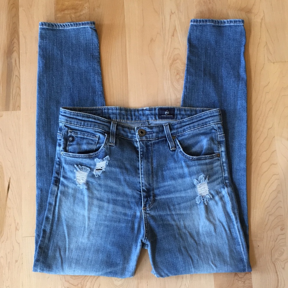 AG | Destructed Skinny Jeans 29R